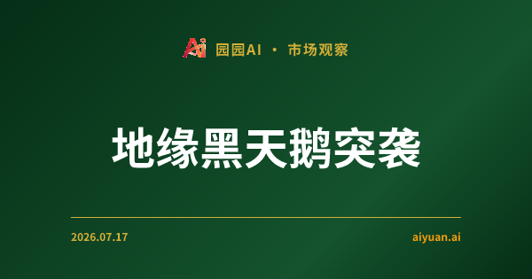地缘黑天鹅突袭:伊朗局势升级触发恐慌,美股放量调整是“深坑”还是“顶部”?