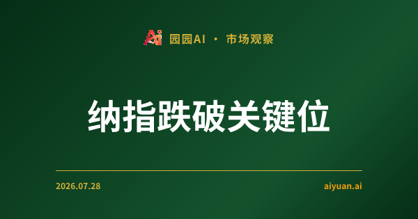 纳指跌破关键位,伊朗突袭中东美军:全球市场正步入“反身性”剧震?