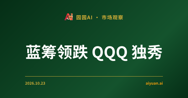 蓝筹权重集体“卸货”，纳指孤军奋战：地缘摩擦与议员抛售下的博弈底牌